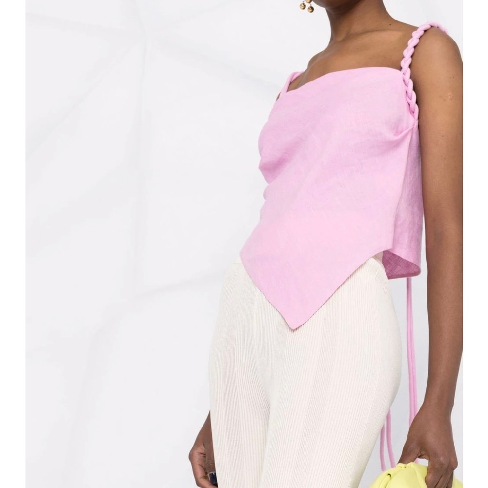 Nanushka sleeveless scarf top